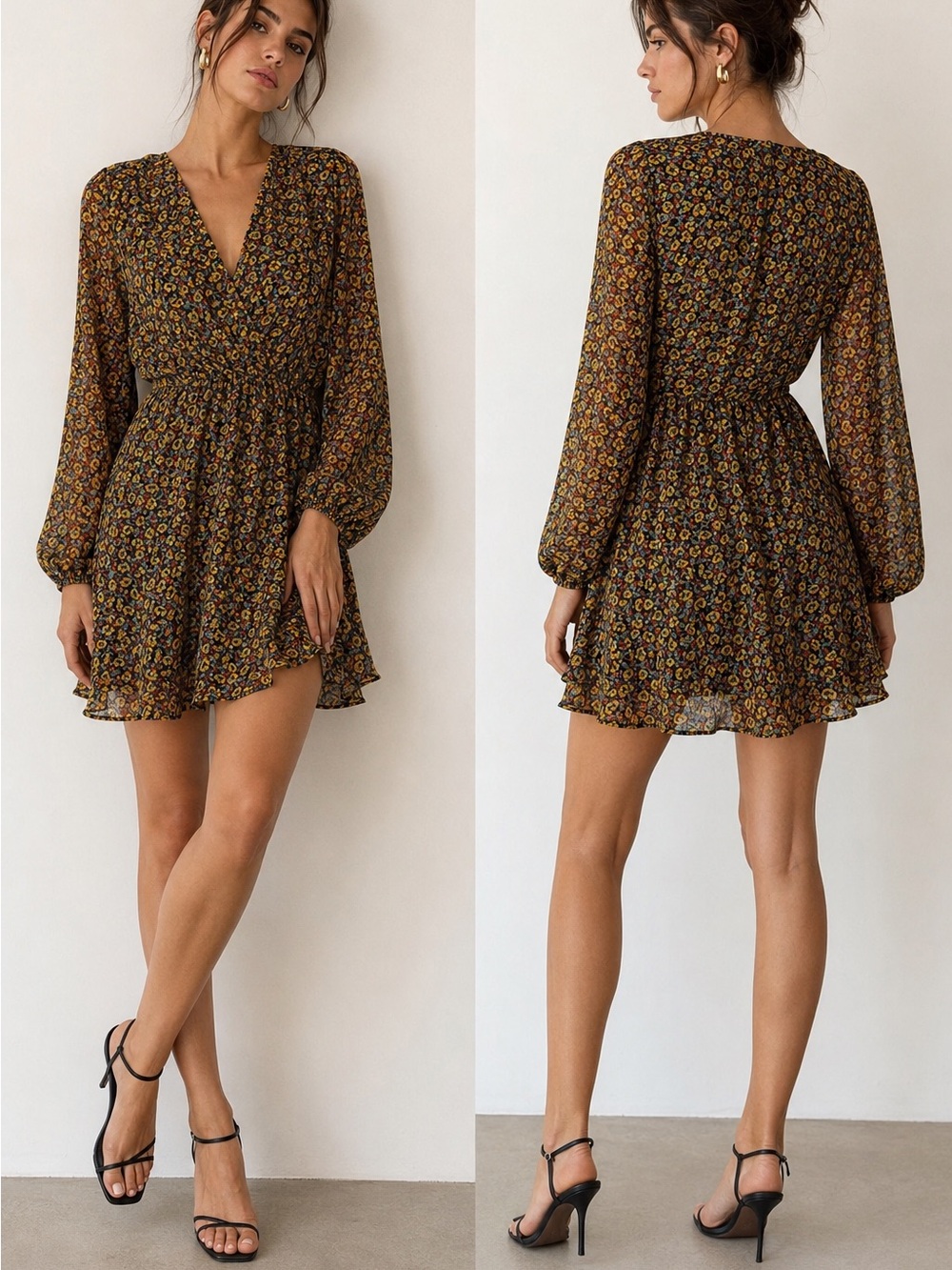 🌼 Zara Floral Wrap Mini Dress | NWT | Size M | Join Life Collection 🌼